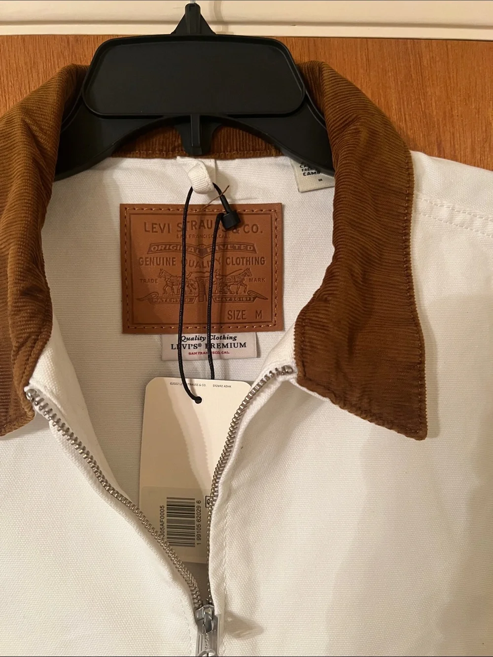 Levi’s Castro Mechanics Full-zip Lightweight Canvas Jacket Sz M White MSRP: $99